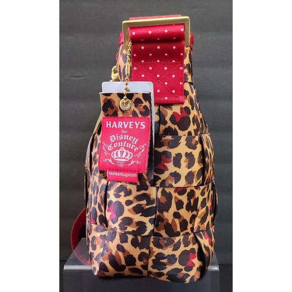 Harvey's For Disney Couture Minnie Mouse Leopard Print Seatbelt Purse NWT! - Picture 7 of 16